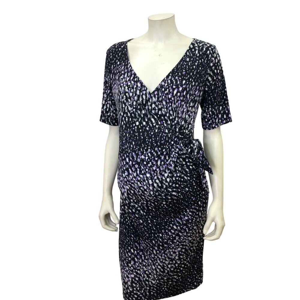 MOTHERHOOD MATERNITY SHORT SLEEVE DRESS MD